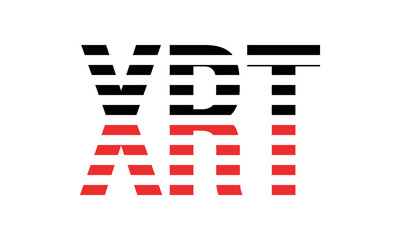 XRT three initial letter iconic line negative space minimal logo design vector template. monogram, abstract, wordmark, business, typography, minimalist, brand, company, flat, modern, unique, simple