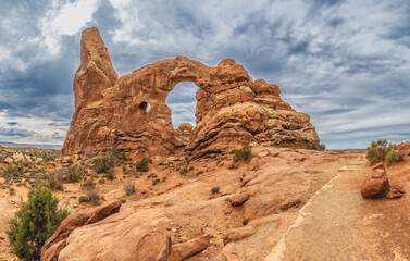 Turret Arch in Arches NAtional Monumant, Utah, USA © Frankix