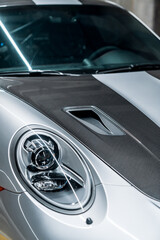 Fototapeta premium Passenger car headlight