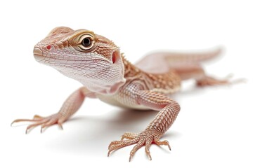 Obraz premium Lizard Iguana Isolated on white