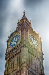The Big Ben, iconic landmark in London, England, UK
