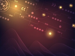  Abstract technology background vector illustration