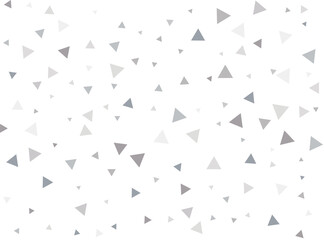 Silver Triangular Confetti