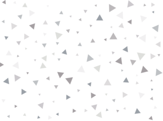 Silver Triangular Confetti