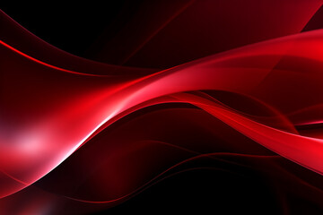 Abstract red abstract curves background in the style of digitall