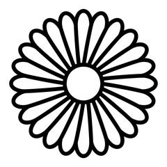 flowers outline icon