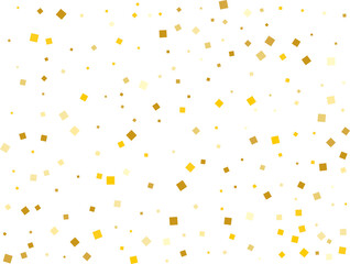 Holiday Golden Square Confetti