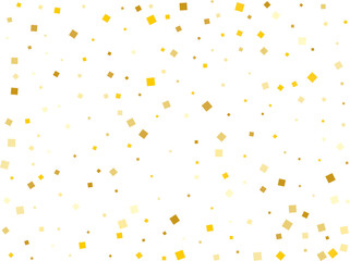 Holiday Golden Square Confetti