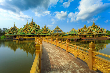 Ancient city in thailand,The Ancient City Park, Muang Boran in Samut Prakan province, Thailand 