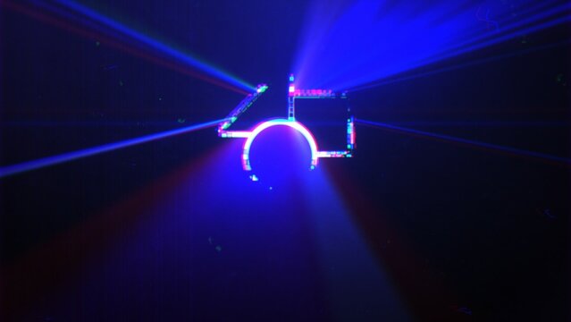 Laser Glitch Logo