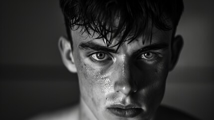 Portrait of a man looking directly at the camera