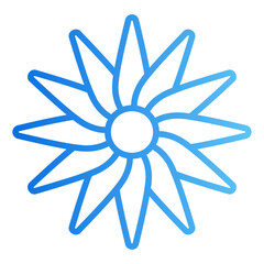 daisy gradient icon