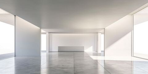 Obraz premium Minimalist architectural design composition