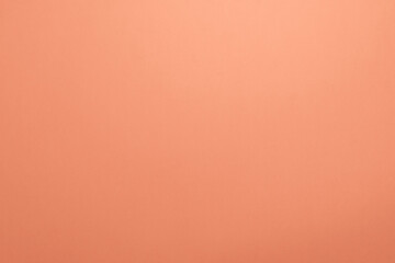 Panorama de fond uni en papier couleur pêche pour création d'arrière plan.	 - obrazy, fototapety, plakaty