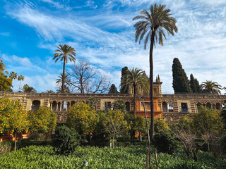 Fototapeta premium Hermosas fotos del Real Alcazar de Sevilla España