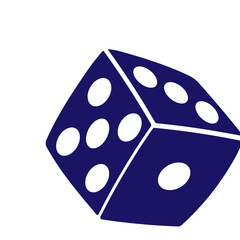 set of dice vector design