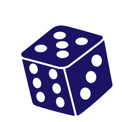 set of dice vector design