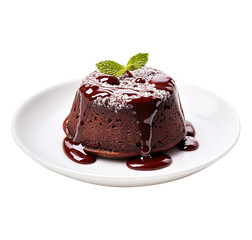 chocolate cake isolated on transparent background Remove png, Clipping Path, pen tool