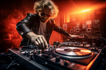 Modern radio station studio online live on air broadcasting storytelling news media Generative AI