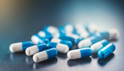 white capsule pill isolated on a clean white background, symbolizing pharmaceutical solutions and medical advancements