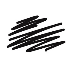 Abstract Scribble Line