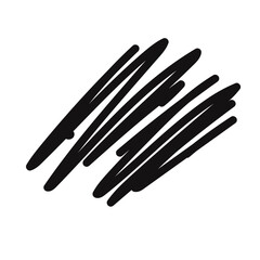 Abstract Scribble Line