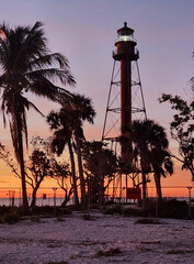 a beautiful sunrise on Sanibel Island Florida
