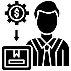 Product Ownership icon vector image. Can be used for Economy.