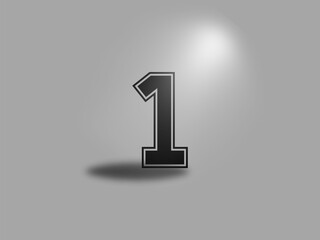 3d number 1