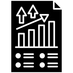 Growing Data icon vector image. Can be used for Web Hosting.