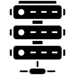 Servers icon vector image. Can be used for Web Hosting.