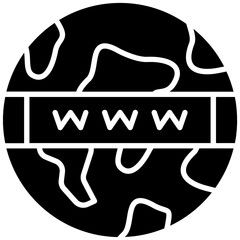 Www icon vector image. Can be used for Web Hosting.