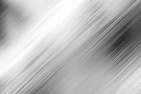 Abstract silver brushed metal background