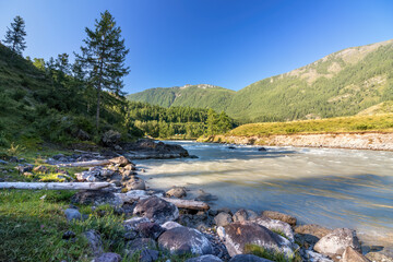 Katun River in the Altai Mountains