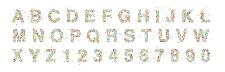 Sprinkles Letters and Numbers Alphabet