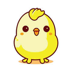 Cute Chicken wild animal vector EPS