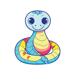 Cute Cobra wild animal vector EPS