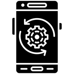 Software Updates icon vector image. Can be used for Mobile App Development.