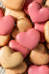 Valentines Day Heart Shaped Macarons