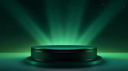 Simple product booth, podium, stage, product commercial photography background, cosmetics booth, promotional event