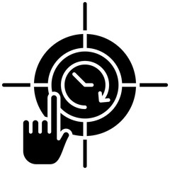 Short Term Goals icon vector image. Can be used for Startup.