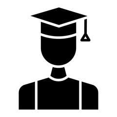 Student icon vector image. Can be used for Humans.