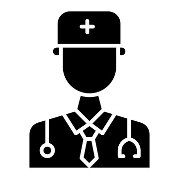 Doctor icon vector image. Can be used for Humans.