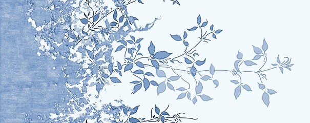 Seamless watercolor floral pattern - pink blush flowers elements, green leaves branches on dark black background; for wrappers, wallpapers, postcards, greeting cards, wedding invites, romantic events.