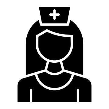 Nurse icon vector image. Can be used for Women.