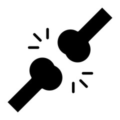 Femur icon vector image. Can be used for Human Anatomy.