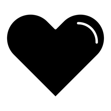 Heart icon vector image. Can be used for Human Anatomy.