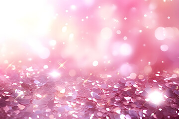 Abstract starlight and pink and purple stardust, blink, background, presentation, star, concept,...