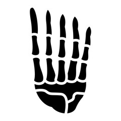 Tarsals icon vector image. Can be used for Human Anatomy.