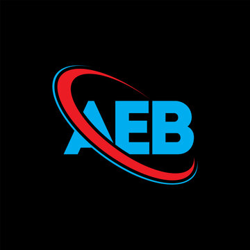 AEB logo. AEB letter. AEB letter logo design. Initials AEB logo linked with circle and uppercase monogram logo. AEB typography for technology, business and real estate brand.